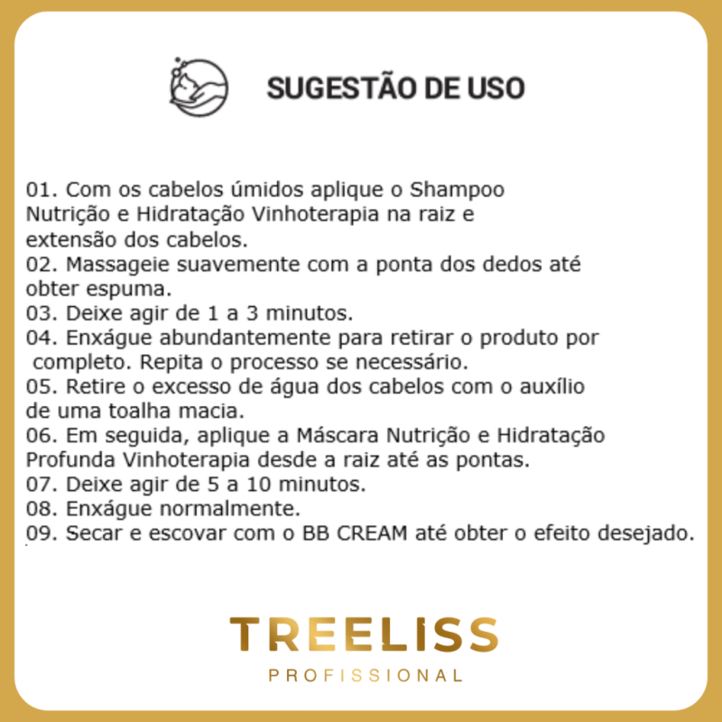 Kit Hidratação Shampoo, máscara e BBCream Vinhoterapia - Imagem 5