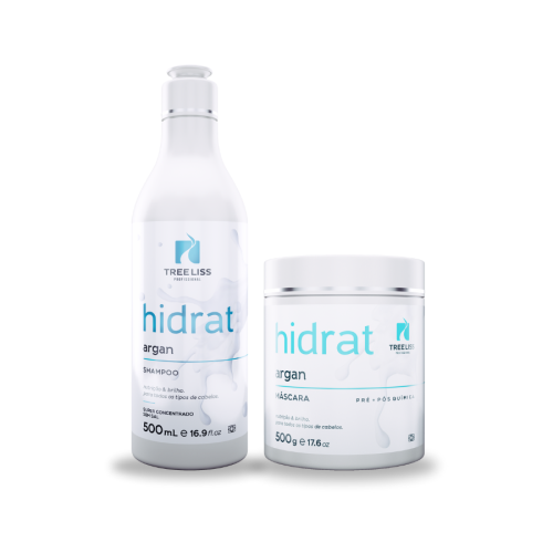 Kit Hidratação Shampoo e máscara Hidrat Argan manutenção