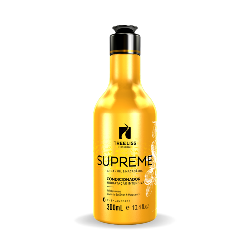 Kit Banho de brilho Shampoo, condicionador e máscara Supreme - Imagem 4