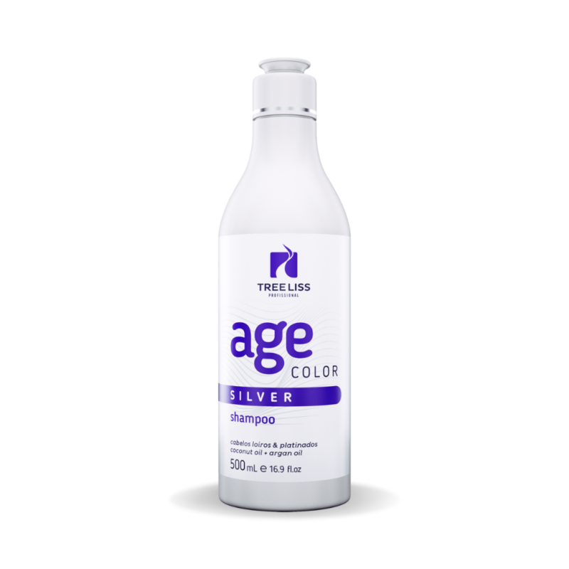 Kit Matizador Age Color Silver Shampoo 500ml e Máscara 500g - Imagem 2