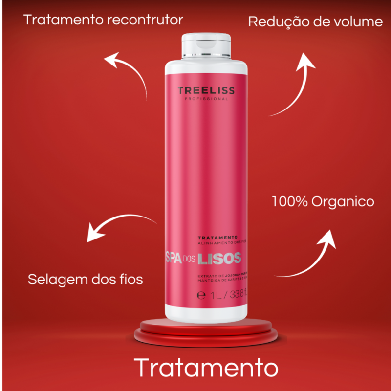Kit Alisamento Shampoo e tratamento Spa dos Lisos Orgânico - Imagem 4