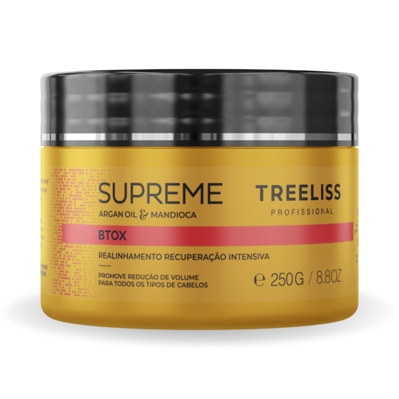 Alisamento Tratamento Btox Supreme Treeliss Profissional - 250g