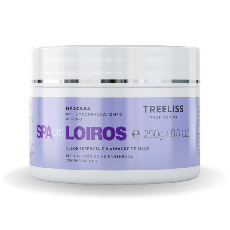 Kit Reconstrutor, shampoo e máscara Spa dos loiros Treeliss - Image 3