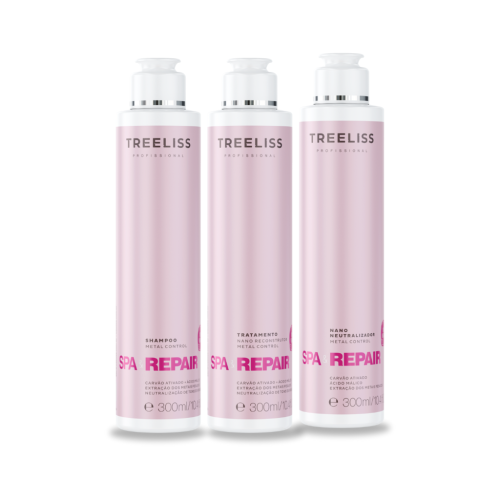 Kit Reparador 3 itens e Brinde tratamento nano Spa Repair