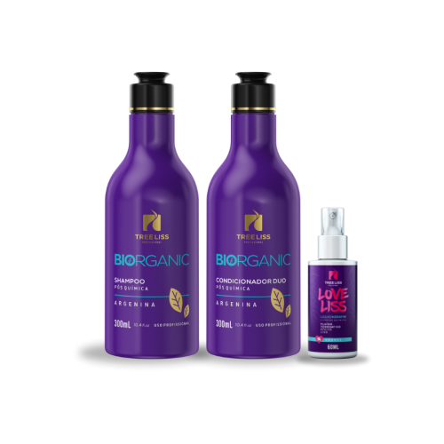 Kit Hidratação Biorganic hair care vegano Treeliss