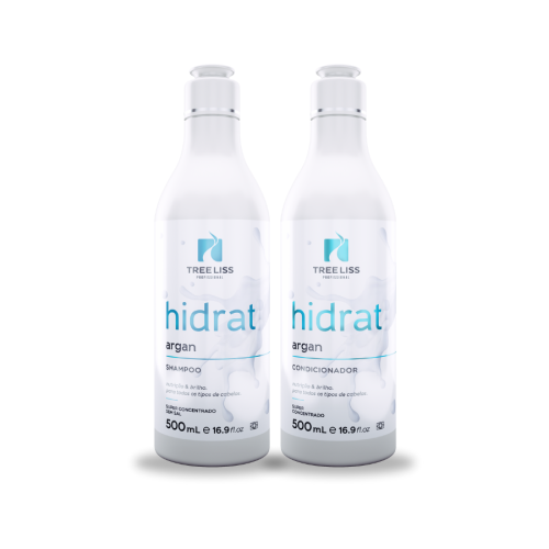 Kit Uso diário Shampoo e condicionador Hidrat Argan Treeliss