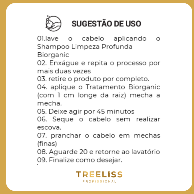 Kit Alisamento Tratamento Biorganic Progressiva 1L Tree Liss - Imagem 5