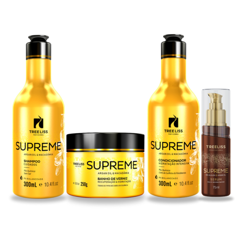 Kit Hidratação Supreme Profissional 4 Passos treeliss