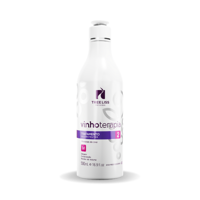 Alisamento Tratamento Vinhoterapia Progressiva Treeliss - 500ml