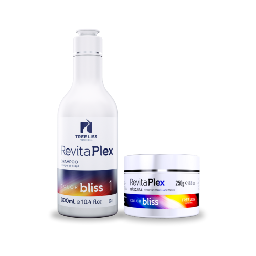 Kit Reconstrução Shampoo e máscara Revitaplex hidratação