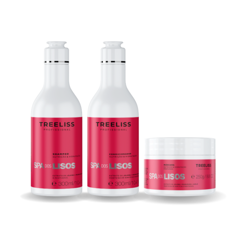 Kit Hidratação Shampoo Condicionador e máscara Spa dos Lisos