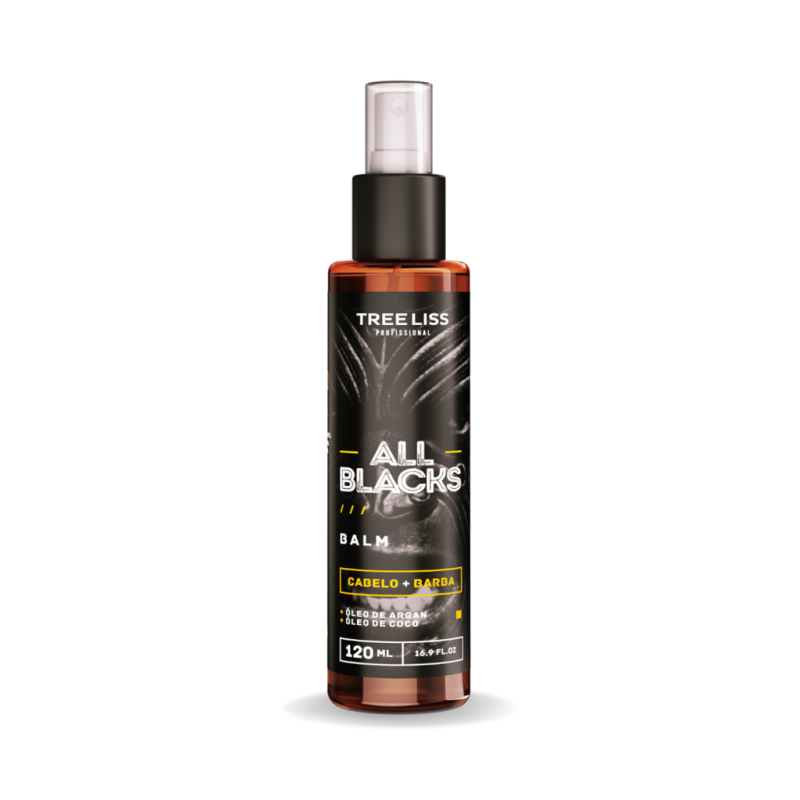 Kit Barba e Cabelo homens All Blacks 3 itens treeliss - Imagem 4