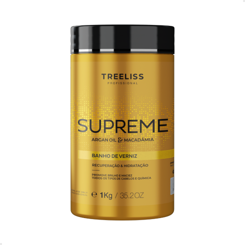 Tratamento Capilar Banho De Verniz Supreme Treeliss - 1k
