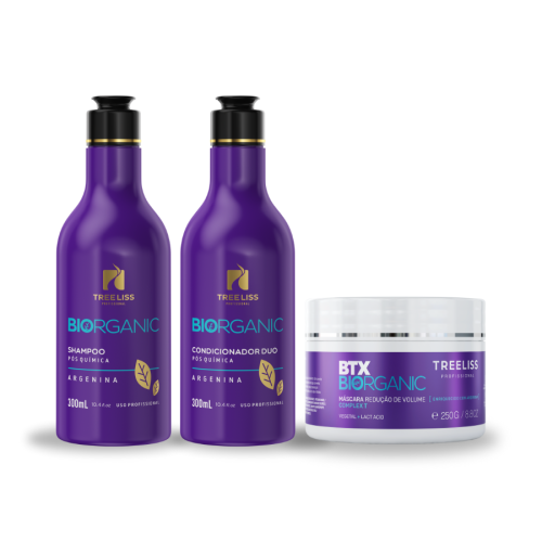 Kit Hidratação Shampoo, condicionador e máscara Biorganic