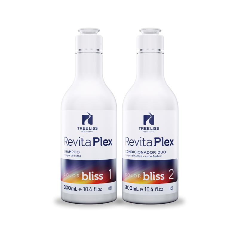 Kit Reconstrução Shampoo e condicionador Revitaplex Treeliss