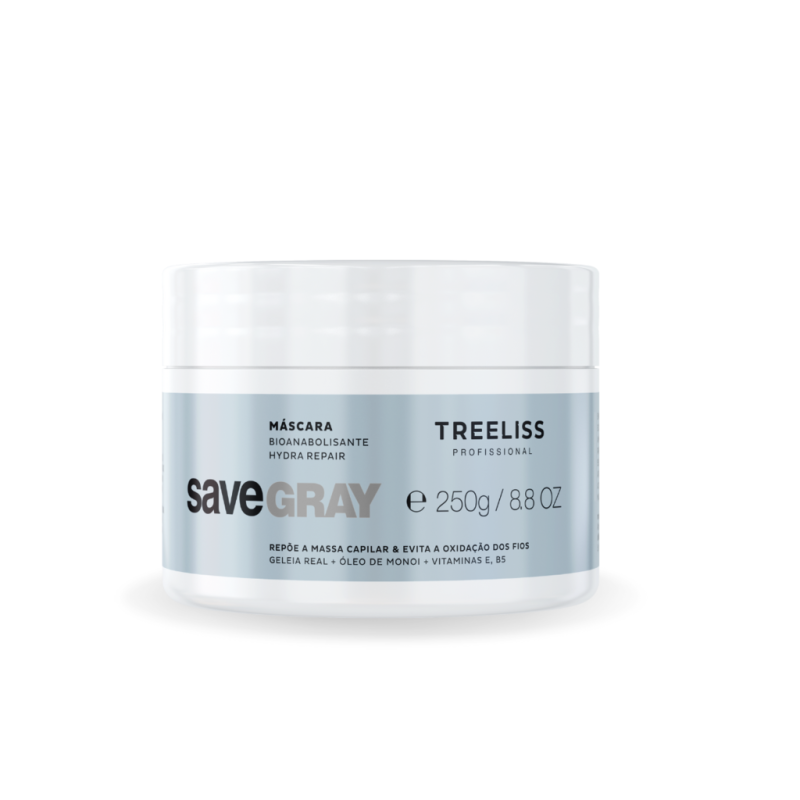 Kit Save Gray Shampoo e Máscara Hair Care Treeliss - Imagem 3