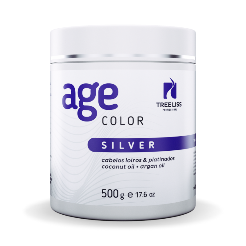 Kit Matizador Age Color Silver Shampoo 500ml e Máscara 500g - Imagem 3
