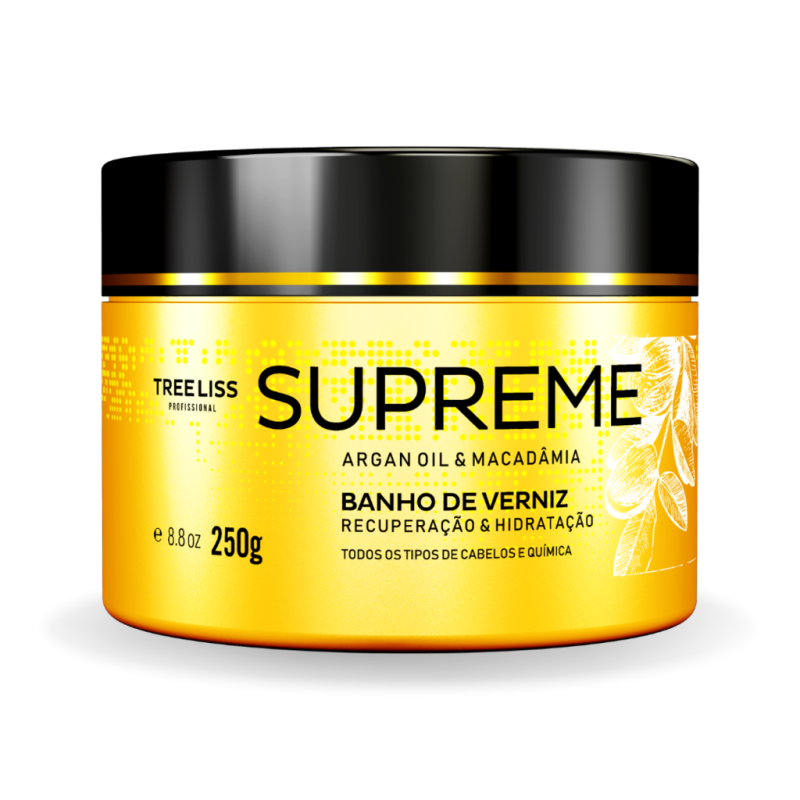 Kit Banho de brilho Shampoo, condicionador e máscara Supreme - Imagem 3