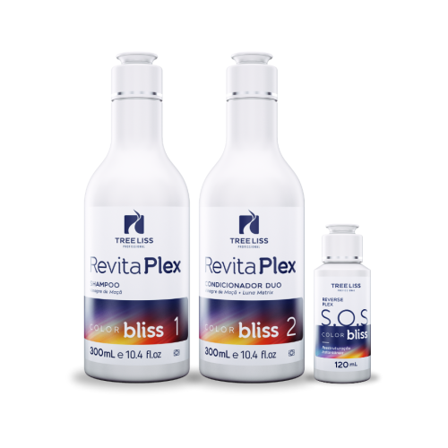 Kit Reconstrutor SOS, Shampoo e condicionador Revitaplex