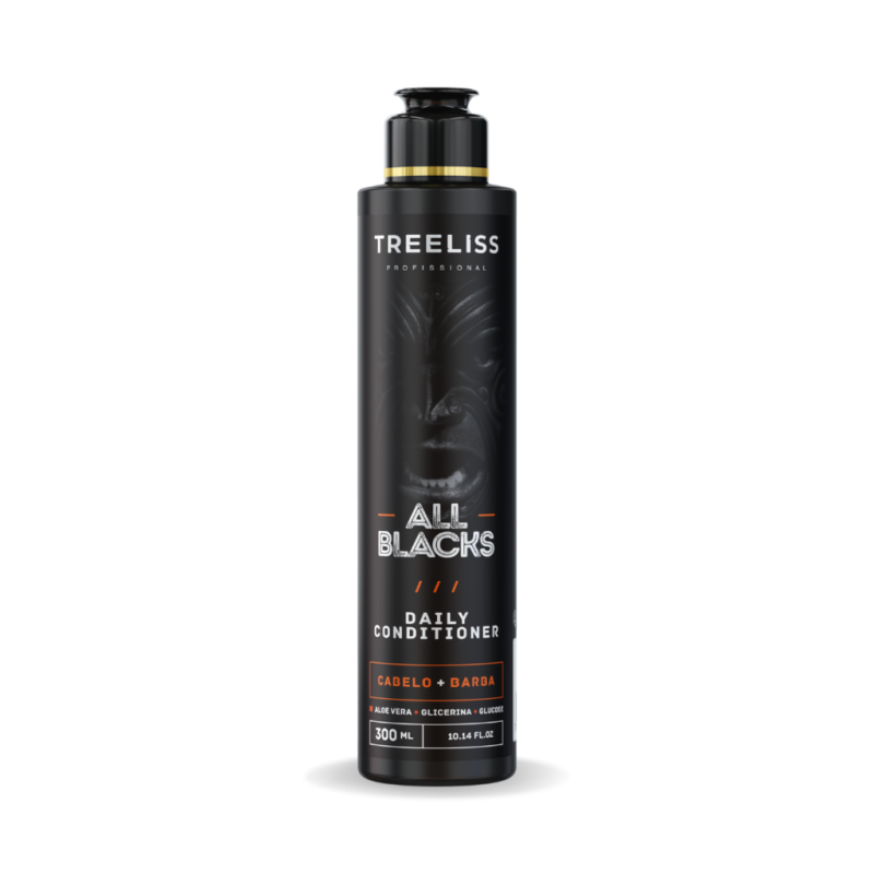 Kit Barba e Cabelo homens All Blacks 4 itens treeliss - Imagem 3