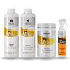 Kit Shampoo Recuperador Máscara e finalizador Spa Dos Cachos