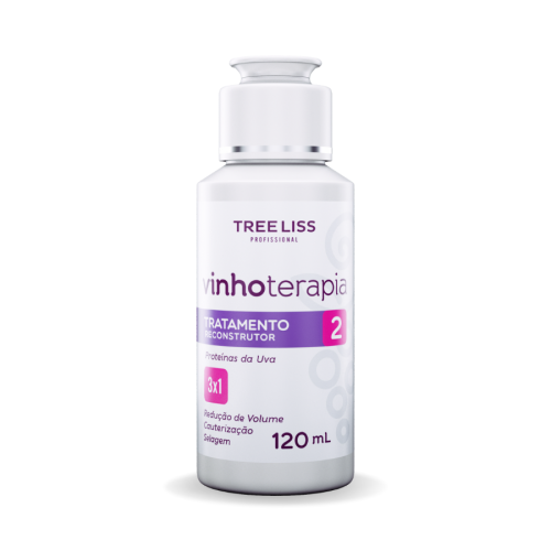 Alisamento Tratamento Vinhoterapia Progressiva Treeliss - 120ml