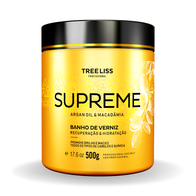 Tratamento Capilar Banho De Verniz Supreme Treeliss - 500g