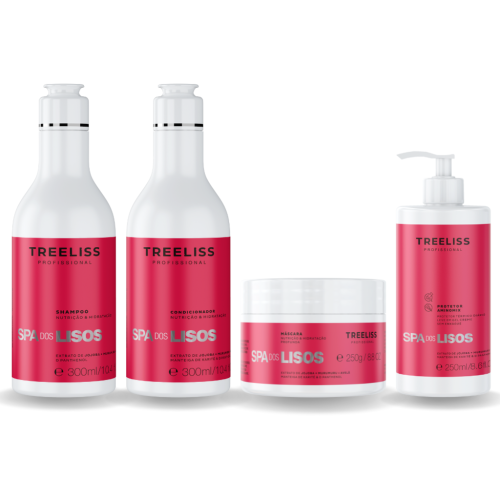 Kit Hidratação e maciez Spa dos Lisos profissional 4 itens