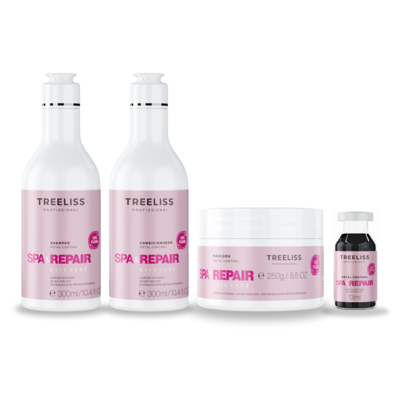 Kit Reparação Metal control ativado 4 itens Spa e Repair