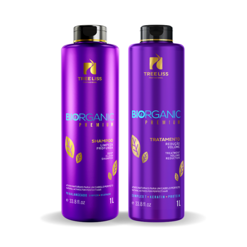Kit Alisamento Tratamento Biorganic Progressiva 1L Tree Liss