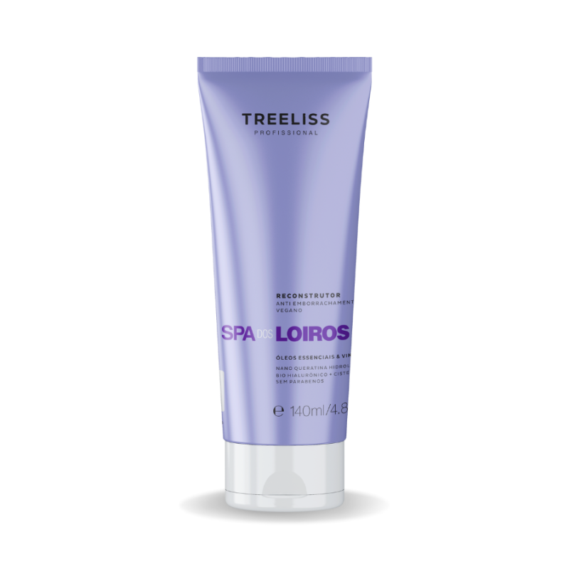 Kit Reconstrutor, shampoo e máscara Spa dos loiros Treeliss - Imagem 4
