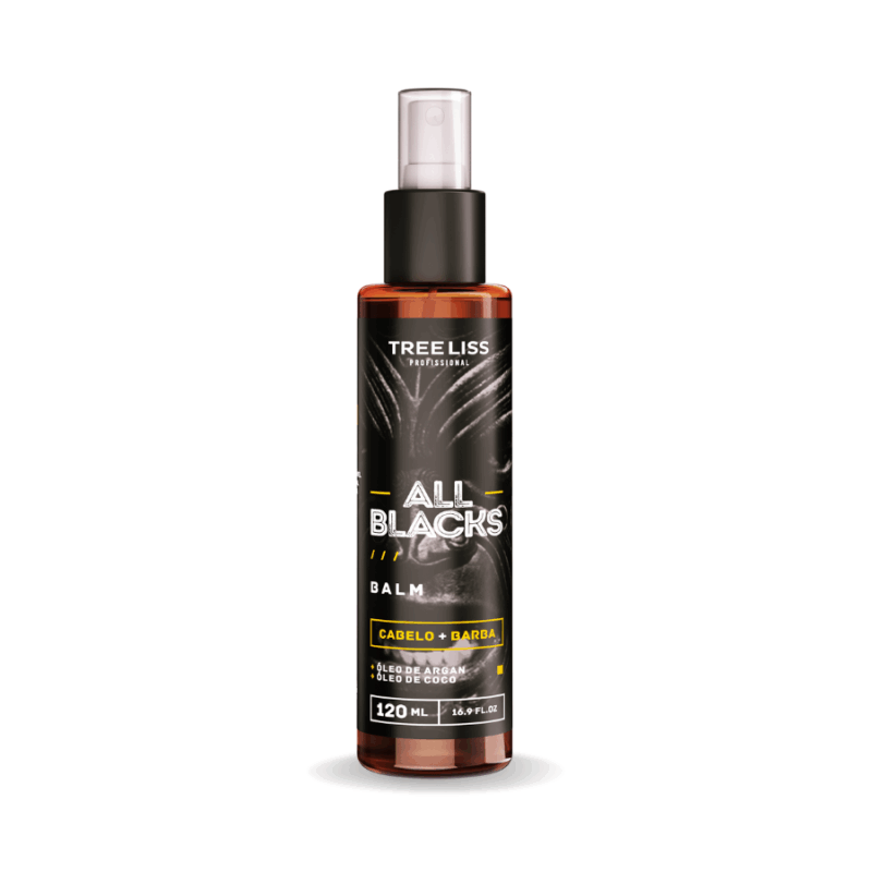 Balm Cabelo Barba Barbearia All Blacks Treeliss Profissional
